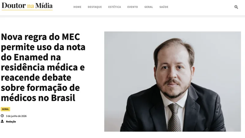 Matéria no Doutor na Mídia