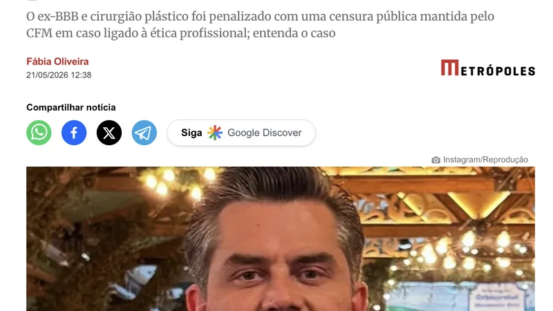 Matéria no Metrópoles